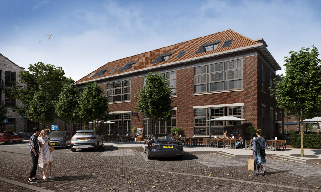 Aanzicht St Josef met appartementen